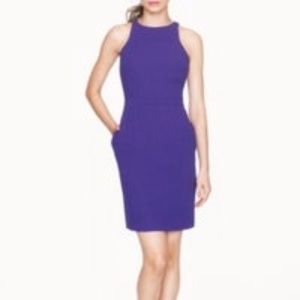 J. Crew Byzantine Royal Purple Cutaway Dress Sz 6